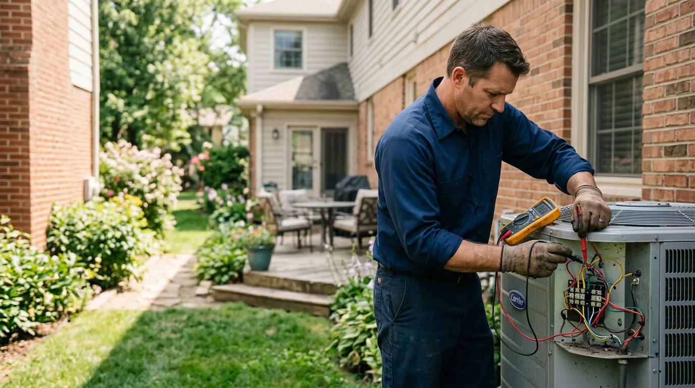 HVAC technician working near Belle Mina, AL